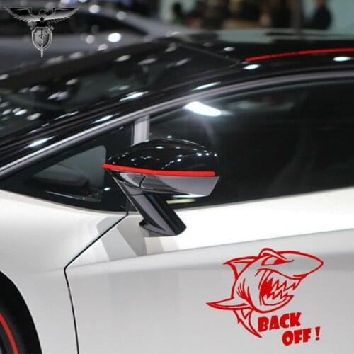 EmpireYing 3 Sizes 8 Colors Large Ferocious Marine Animals Shark Car Sticker Wall Minicab Motorcycles Laptop Decor Vinyl Decals