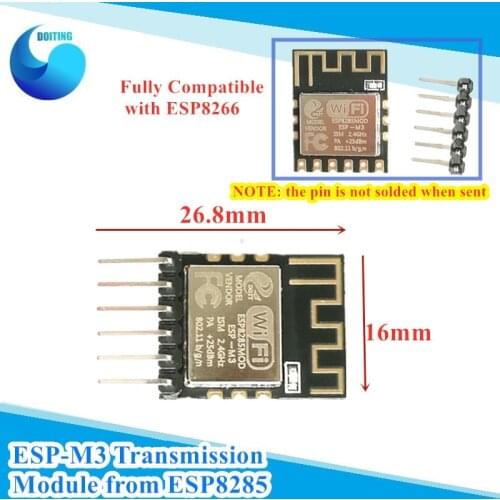 ESP-M3 from ESP8285 Mini Ultra-small size ESP-M3 Serial Wireless WiFi Transmission Module Fully Compatible with ESP8266
