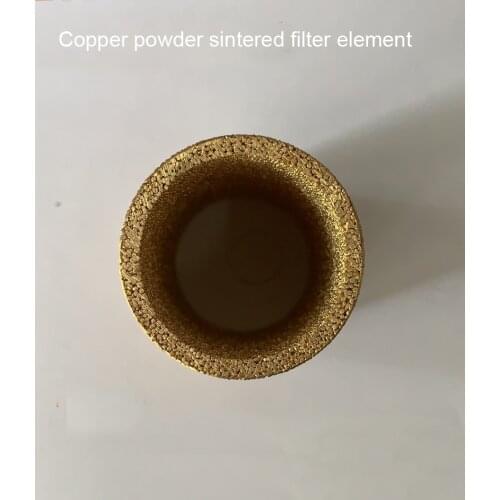 Brass powder Sintering filter cartridge Copper filter Sintered filter cartridge frit screen pipe Tubular Cu Powder