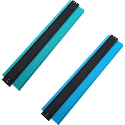 Contour Profile Gauge Ruler Excellent ABS Tiling Laminate Tiles Edge Shaping Wood Measuring Check Size Cut and Shape