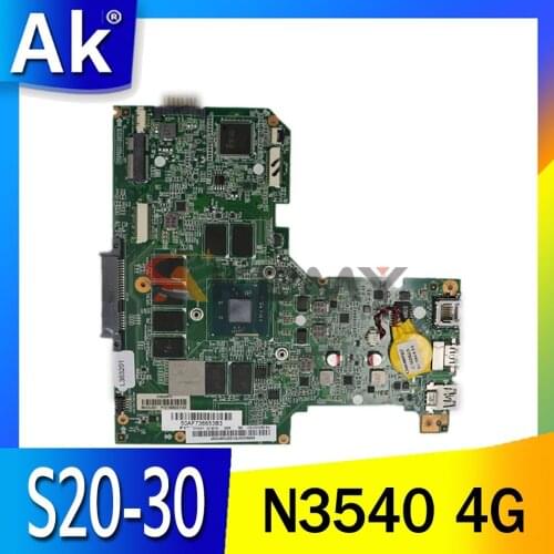 BM5406 For Lenovo S20-30 laptop motherboard BM5406 REV:1.3 with N3540 CPU RAM 4G 5B20G9711* mainboard 100% test work