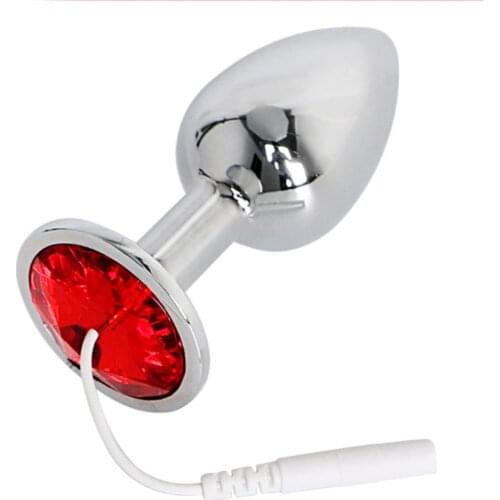 Medical Themed Toys Accessories Sex Toys for Men Women Electro Butt Plug Metal Therapy Massager Electric Shock Anal Plug