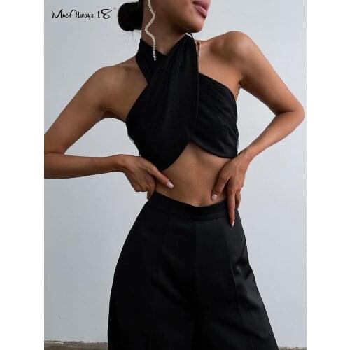 Mnealways18 Women's Cropped Tank Tops