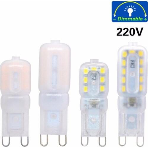 Mycyk new G9 mini led corn lamp G9 transparent cover ac220v G9 opal cover 14 beads 22 beads warm white cold white mikly lucency