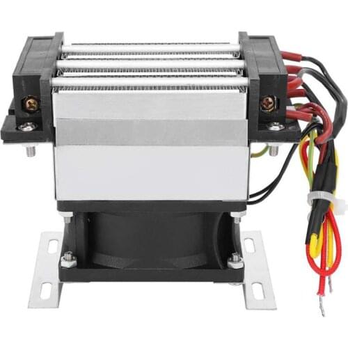 PTC Fan Heater Ceramic Air Heating Component Insulated Constant Temperature AC220V 500W Multifunctional Electric Air Heater