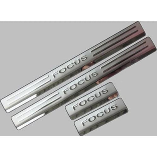 Stainless Steel Stainless Steel Door Sill Scuff Plate Sill cover 2005- 2011 for Ford Focus MK2 sedan and Hatchback Auto parts