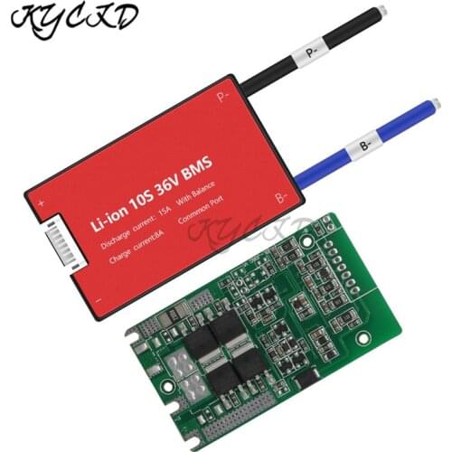 BMS 10S 36V 15A 20A 30A 40A 18650 Lithium Battery Charger Protection Board PCM with Balance for Power Bank Motorcycle Escooter