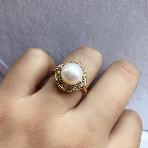 DIY Making Ring Mountings Base Findings Accessories Jewelry Settings Parts for Pearls Beads Crystal Jade Coral Agate 10pcs/lot