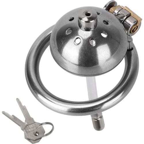 OLO Sex Toys for Men Bird Cock Cage Lock Stainless steel Male Chastity Device Erotic Penis Attachments Chastity Belt Penis Ring