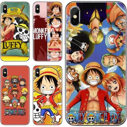 PIECE-Luffy-C-japan-anime-ONE Silicone Cover For Huawei Nova 2 2i 3 3i Y3 Y5 Y6 Y7 Y9 Prime 2015 2016 2017 2018 2019