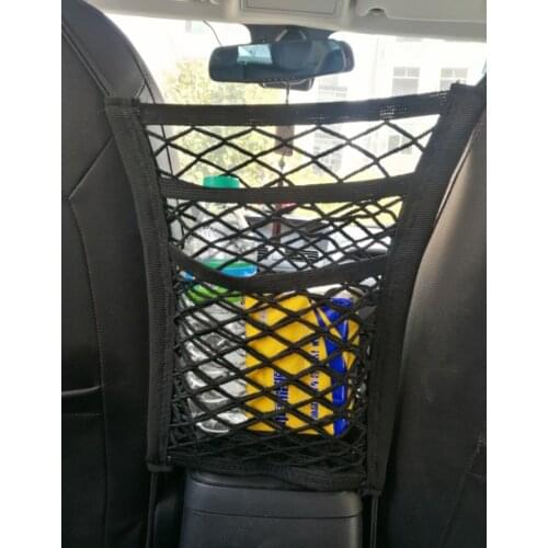 Storage bag car seat storage net pocket car protection screen isolation storage net back storage bag car anti-child