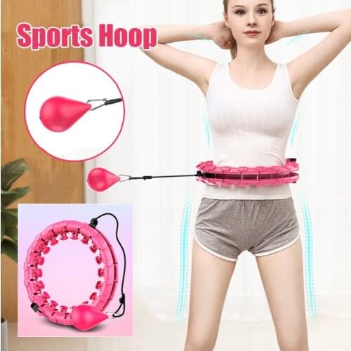 Intelligent Counting Fitness Sport Hoop Smart Sport Hoop Adjustable Thin Waist Exercise Gym Hoop Fitness Equipment Home Training