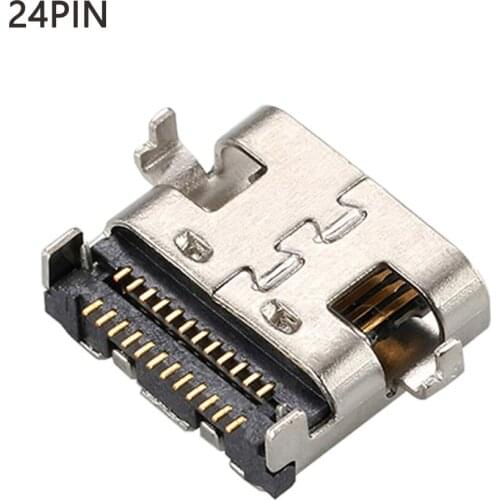 USB3.1 Type-c Micro 24P Shen Plate 0.8 Short Body Double Row SMT Connectors Female Port Jack Tail Plug Socket Electric Terminals