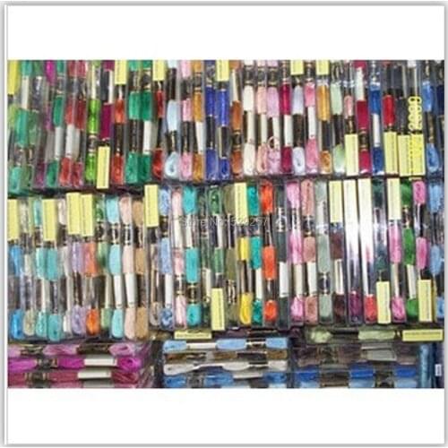 Total 50 pieces Similar DMC Embroidery thread Cross Stitch Thread Floss