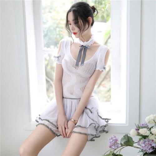 Women Sexy Lingerie Erotic Babydolls Sex Clothes Porn Transparent Women Costume Uniform Lolita Cosplay Night Dress Sleep Wear