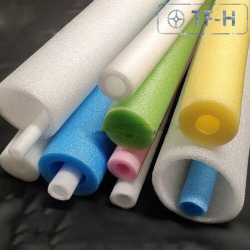 1m EPE Protective Pipe Pearl Wool Sponge Foam Rubber Tube White Multi-function Heat Preservation Orchestra Can Be Diy
