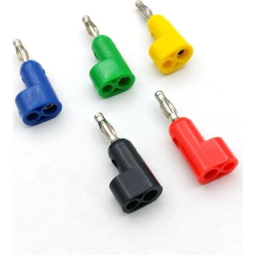 100PC high quality 5 color 4mm Banana Plug for BINDING POST Test Probes CONNECTOR