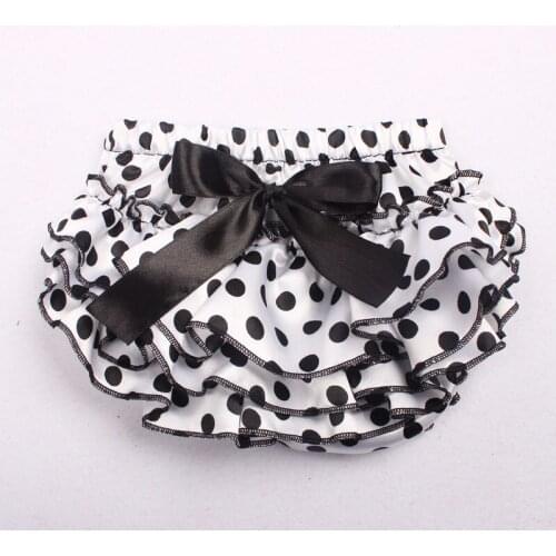 11 colors Baby Girl Satin Silk Bow Dot Nappy Shorts Boy Briefs Summer Bottom Pants Diaper Covered Bloomer Infant Photo Props