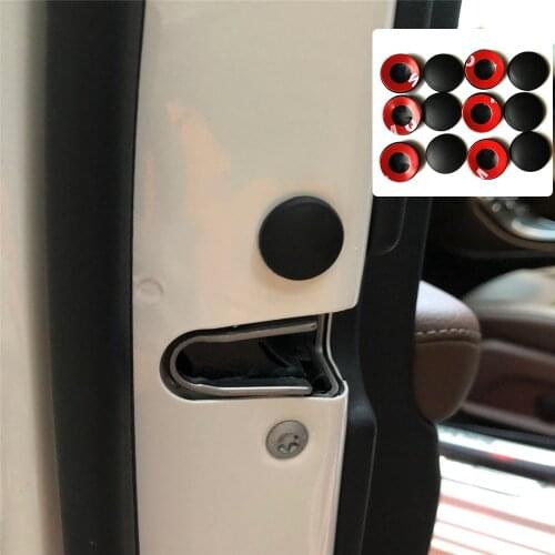 12pcs Car Door Lock Screw Cover For Nissan Teana ALTIMA X-Trail Qashqai Livina Sentra Sylphy Tiida Sunny March Murano Dayz Titan