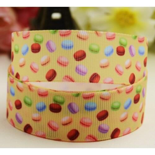 22mm 25mm 38mm 75mm Ruban satin Macaron Cartoon Character printed Grosgrain Ribbon party decoration 10 Yards X-02653