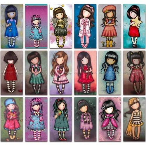 New Diamond painting Cartoon girl child doll Bee princess 5D DIY Full Square Drill embroidery Cross stitch mosaic Drawing GG08