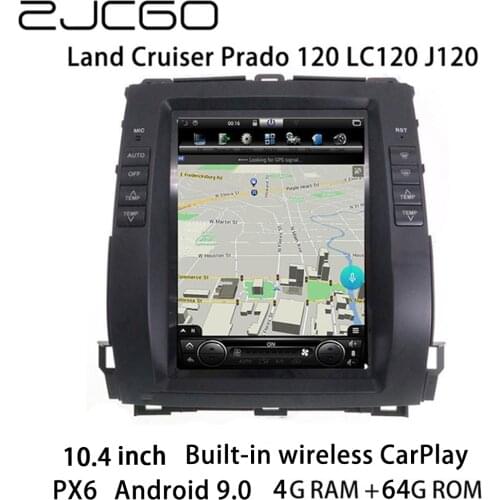 Car Multimedia Player Stereo GPS NAVI DVD Radio Navigation Android Screen for Toyota Land Cruiser Prado 120 LC120 J120 2002~2009