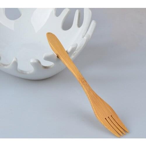 Bamboo household appliances factory direct green bamboo fork household tableware wholesale