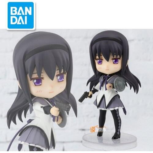 Bandai Figuarts Mini Puella Magi Madoka Magica Akemi Homura Q-Version Model Anime Figures Favorites Collect Ornaments
