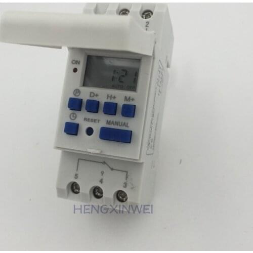 JFT15A THC15A TP8A16 AHC15A DIN RAIL DIGITAL PROGRAMMABLE LCD Weekly Timer Switch Repeat Programs With 8 ON/OFF
