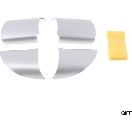 For Ford Focus 2 MK2 2005-2013 Interior Car Steering Wheel Cover Stainless Steel May06 Dropshipping