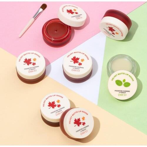 4g Lip Mud Mousse Texture Korean Style Vibrant Color Women Girl Solid Tint Lipstick for Beauty