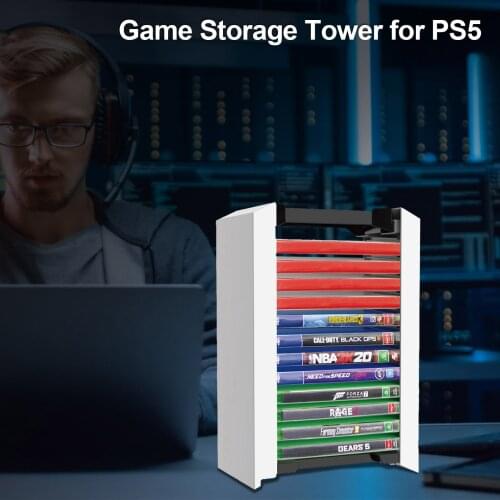 Game Accessories Host Game Disk Tower Storage Rack Store 36 Game Discs For PS4 PS5 Switch XboxOne Storage Rack For PS5