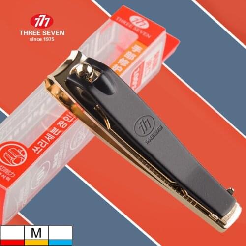 THREE SEVEN/777 3Sizes Nail Clippers Fingernail Scissor Toenail Cutter Manicure Pedicure Nail Care Tools Trimmer with Nail Files