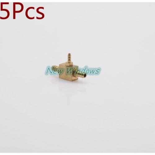5Pcs Dental Lab Valve Copper Tee For Dental ACCESSORY 5*5*3mm