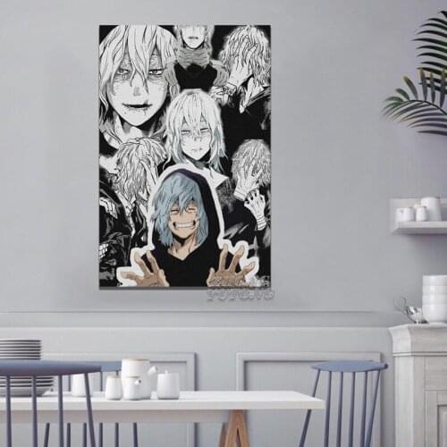 My Hero Academia BNHA Tomura Shigaraki Canvas Home Decor Prints Dorm Living Room Bedroom Painting Wall Art Decoration Poster