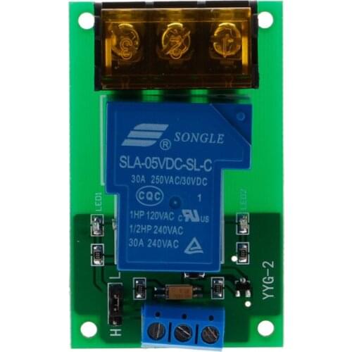 1 Channel 5V 30A Relay Board Module Optocoupler Isolation High/Low Trigger New