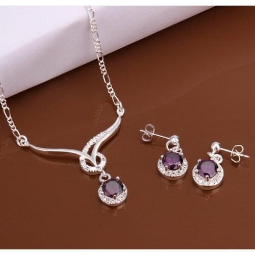 S603 925 sterling silver jewelry set, fashion jewelry set necklace earring /axwajpda goaapfha