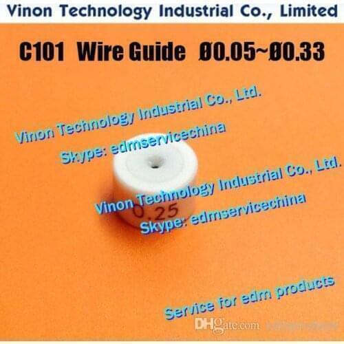 Charmilles C101 Wire Guide Ø0.25mm Upper (Ceramic housing+Diamond inlay) 432.511, 430.585, 437.511, 200432511, 100432511,1350116