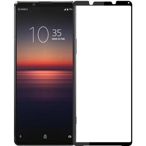 Full Glue Cover Tempered Glass Screen Protector Film for Sony Xperia 1 II 2 1m2 Mark II MK II XQ-AT51 AT72 AT52 Xperia 1 J8110