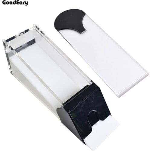 1pcs Acrylic Card Shoe poker cards games Transparent Black 1-8 pack Gambling Professional Pokers Manual Card Shoe with Cover