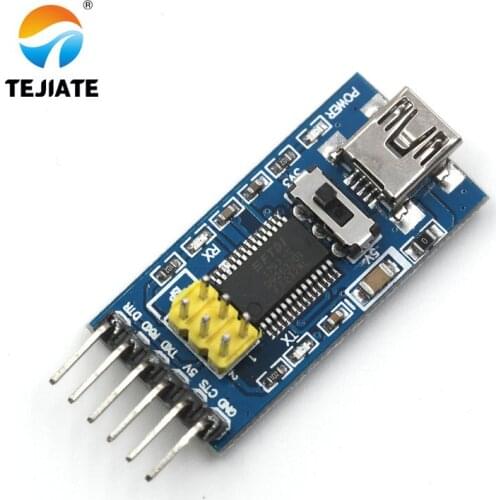 1PCS Basic Breakout Board FT232RL FTDI USB to TTL Serial IC Adapter Converter Module Mini Port 3.3V 5V FT232 Switch 1