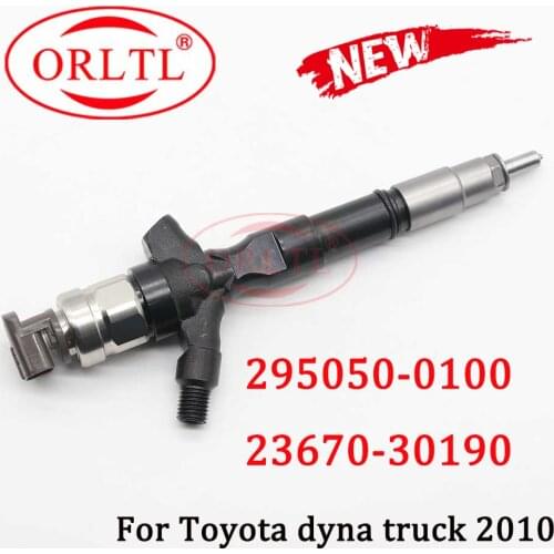 23670-30190 Common Rail Diesel Injector Assy 295050-0100 Sprayer Nozzle 295050-0101 For DENSO Toyota dyna truck 2010 Model