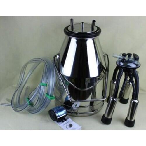 304# stainless steel Portable Cow Milker Milking Bucket Tank Barrel Shipping DHL