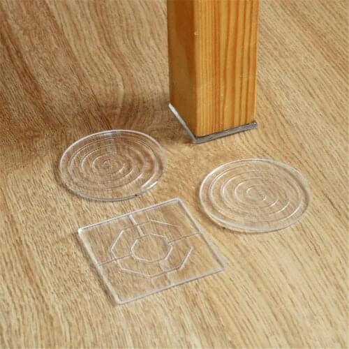 4pcs Thick Furniture Silicone Protection Cover Non-slip Table Chairs Cover Pad For Protecting Floors From Scratches And Noise
