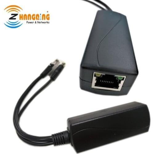 5V 2A POE splitter gigabit 802.3af POE splitter PoE Seperator for 5 volt Non poe device and Wanscam Foscam EasyN IP Camera
