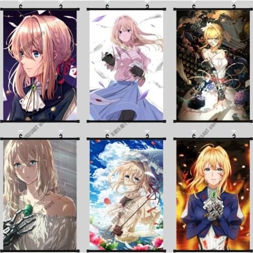 DIY 5D Diamond Painting Violet Evergarden Anime Diamond Embroidery Full Square Drill Mosaic Cross Stitch Kits Home Decoration