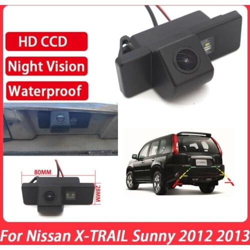 Car Parking Rear View Camera Night Vision Waterproof high quality RCA Reverse Backup Camera For Nissan X-TRAIL Sunny 2012 2013