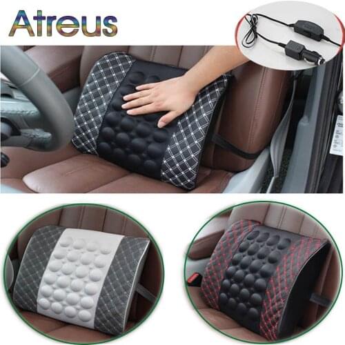 12V car seat massage lumbar support cushion for Renault Chevrolet cruze Opel astra h j Nissan Juke Peugeot 307 308 407 2019 2020