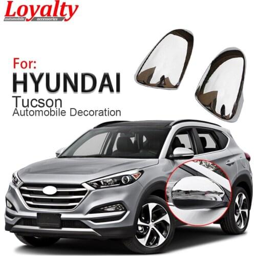 Loyalty for Hyundai Tucson 2015 2016 2017 Side View Rearview Mirror Cover Trim ABS Chrome Car Styling Auto Accessories