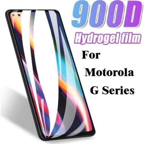 For Motorola E7 Plus Case Hydrogel Film Moto G9 Plus G 5G Plus Power Card Protective Motorola G9 Play Screen Protector